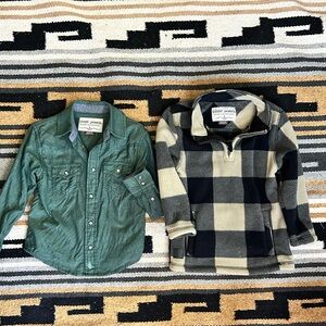 2T toddler boys Cody James western shirt fleece long sleeve
